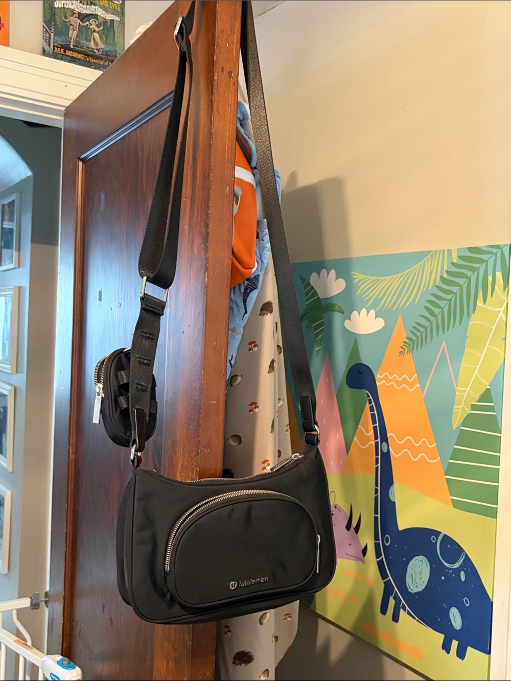 lululemon athletica Black Crossbody Shoulder Bag